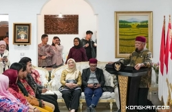 Menteri PUPR Basuki Hadimuljono saat bersilaturrahmi dengan WNI di Tunisia