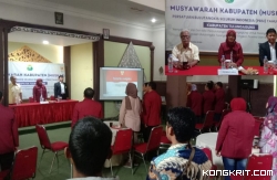 PBSI Tulungagung gelar Muskab 2023 Insert : Susilowati (tengah) kembali terpilih menjadi ketua PBSI 2023 - 2027