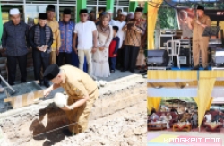 Peletakan Batu Pertama Musholla Al Hidayah, Simbol Kebersamaan dan Kepedulian Masyarakat Cubadak Air Utara, Kota Pariaman.