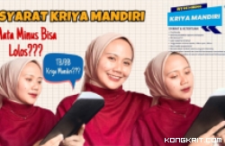 Ilustrasi seorang cewek berbagi tips melamar kerja.