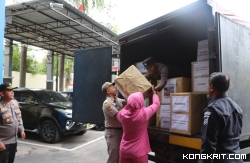 Polres Tulungagung kirimkan bantuan kemanusiaan untuk warga Palestina