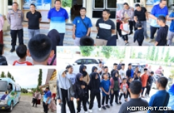 Sekdako Pariaman Kirim 19 Atlet Karate ke Kejuaraan Skhokaido di Duri, Riau.
