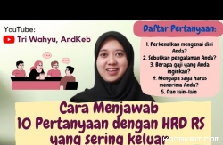 Ilutrasi lamar kerja di rumah sakit.