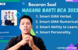 Ilustrasi bocoran soal magang bakti BCA.
