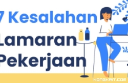 Ilustrasi kesalahan lamaran kerja. (Foto: Canva)