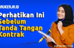 Ilustrasi tanda tangan kontrak.