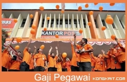 Ilustrasi gaji pegawai Pos Indonesia.