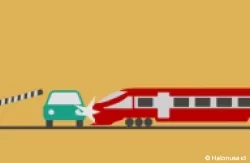 Ilustrasi Kecelakaan Kereta Api