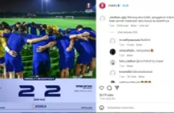 Tangkap layar komentar netizen Indonesia di Instagram Timnas Korea Selatan