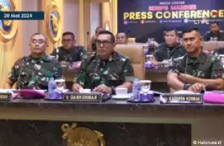 Tangkap Layar Konferensi Pers Dankormar