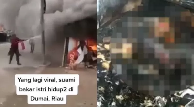 Suami Bakar Istri di Tangerang
