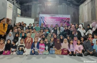 Acara Taklimat Peluncuran Festival Seni Pekan Nan Tumpah di Korong Kasai, Kecamatan Batang Anai, Kabupaten Padang Pariaman. (Foto: Dewi Fatimah/Halonusa)