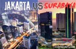 Jakarta VS Surabaya, Mana yang Lebih Baik? (Foto: kongkritjatim.com)