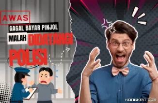 Gagal Bayar Pinjol, Malah Didatangi Polisi! Kok Bisa? (Foto : Dok. Kongkritjatim.com)