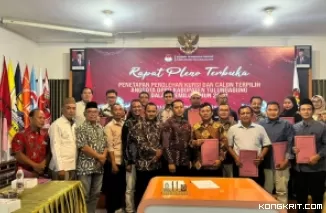 KPU Kabupaten Tulungagung gelar rapat pleno penetapan perolehan kursi dan calon DPRD hasil Pemilu 2024