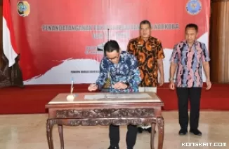 Pj Bupati Tulungagung tandatangani pakta integritas anti narkoba