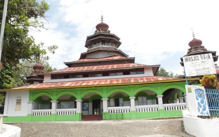 Cagar Budaya Masjid Raya Padusunan di Kota Pariaman