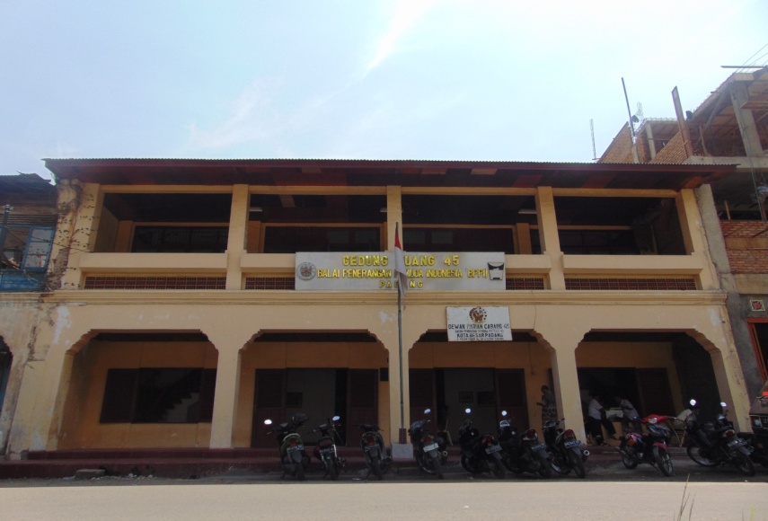 Situs Cagar Budaya Gedung Joang 45 BPPI, Kota Padang