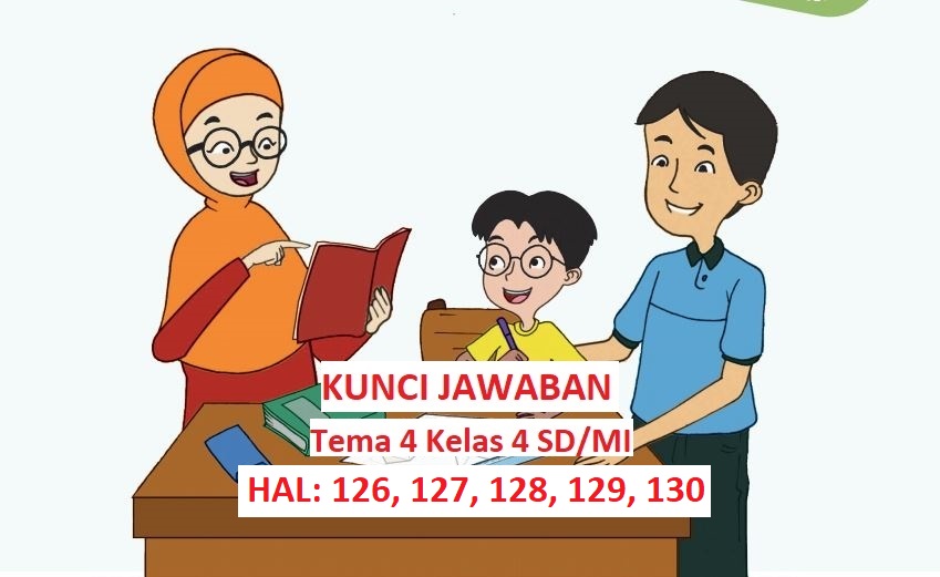 LENGKAP Kunci Jawaban Tema 4 Kelas 4 Halaman 126 127 128 129 130 Pembelajaran 5 Subtema 3