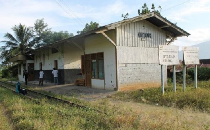 Cagar Budaya Stasiun Kereta Api Kacang di Kabupaten Solok