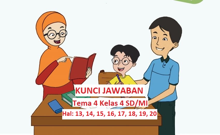 Kunci Jawaban Buku Tematik Tema 4 Kelas 4 Halaman 13 14 15 16 17 18 19 20 Subtema 1 Berbagai Pekerjaan