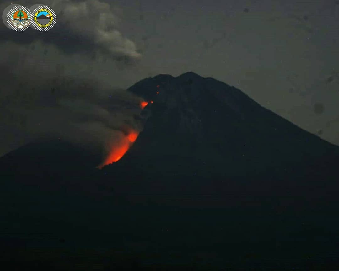 Sejak 27 November 2020 hingga saat ini, berdasarkan informasi hasil pengamatan Pos Gunung Api Semeru di Gunung Sawur Lumajang. | BBTN Bromo Tengger Semeru/Halonusa