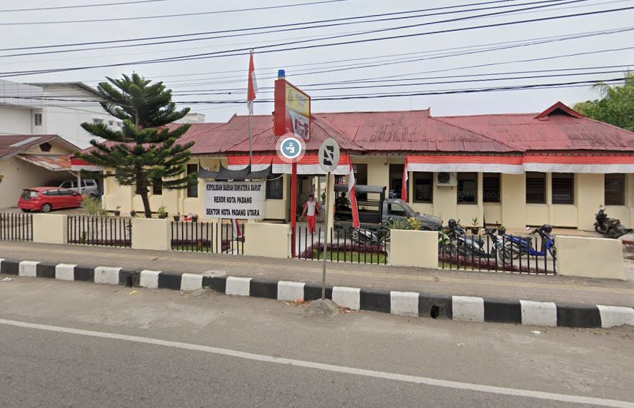 Kantor Polsek Padang Utara. | Google Map