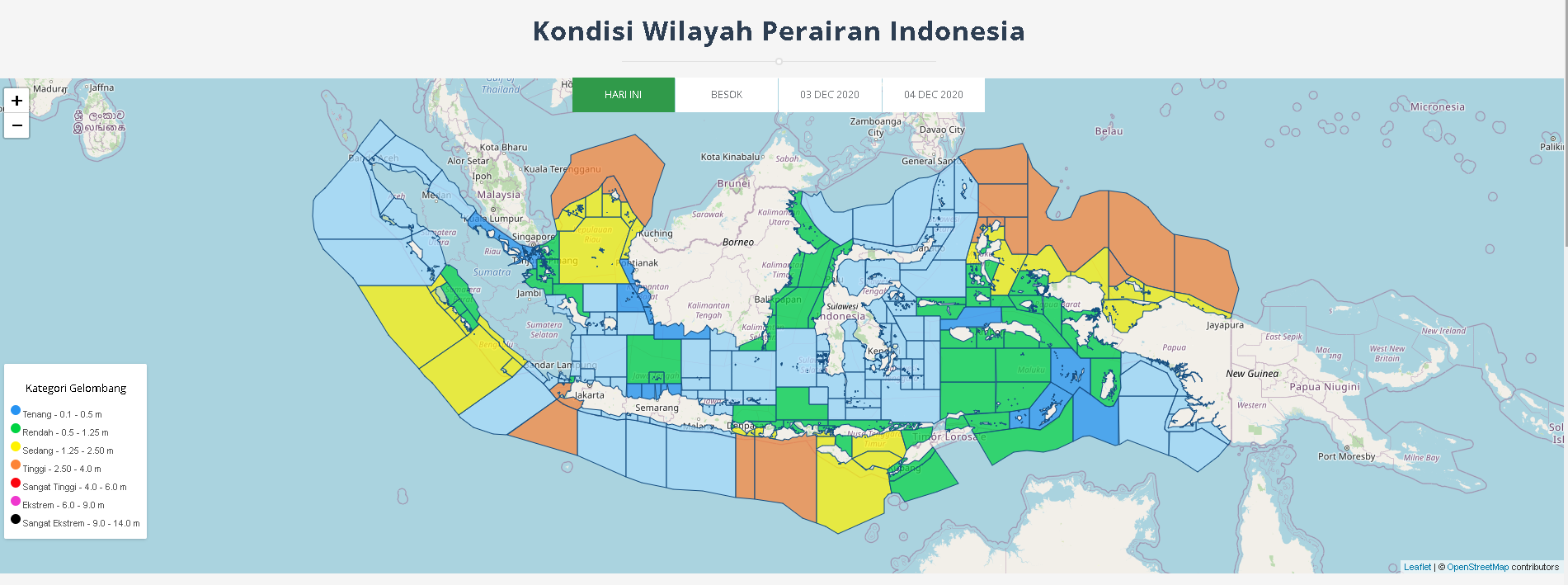 Kondisi Cuaca Perairan Indonesia | BMKG/Halonusa