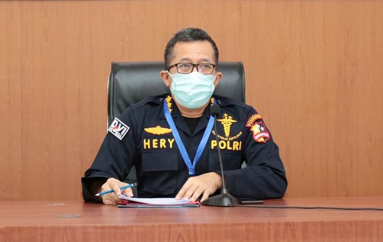 Komandan Disaster Victim Identification (DVI) Pusat Kedokteran dan Kesehatan Polri Kombes Hery Wijatmoko