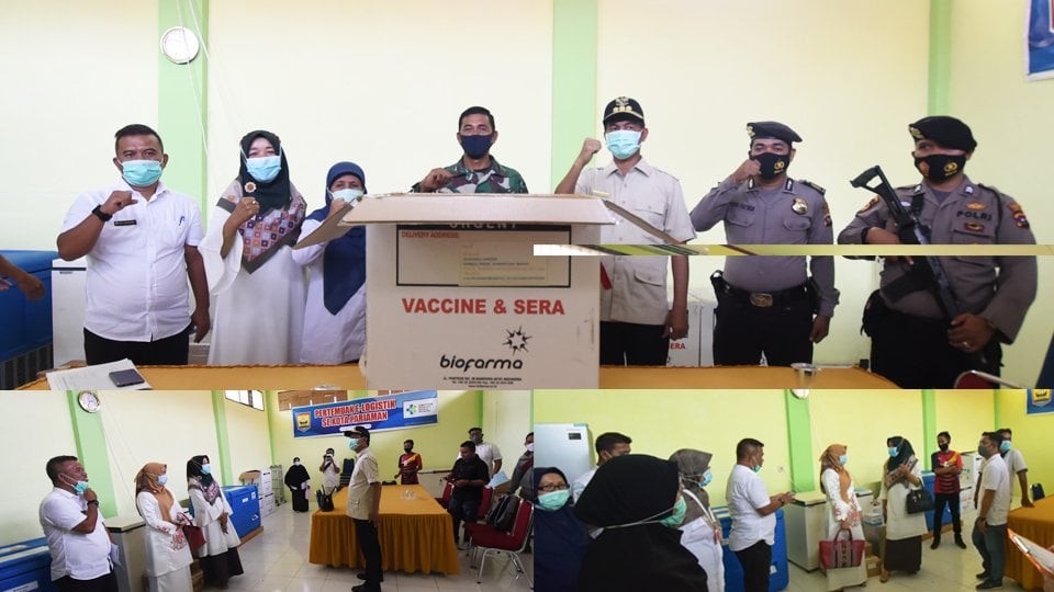 Vaksin corona Sinovac untuk Kota Pariaman, Sumatera Barat (Sumbar) telah didistribusikan sebanyak 1.880 dosis. | Halonusa