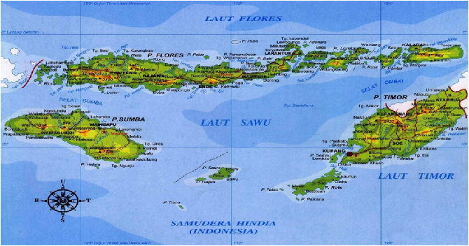 Daftar Kota dan Kabupaten di Kepulauan Nusa Tenggara