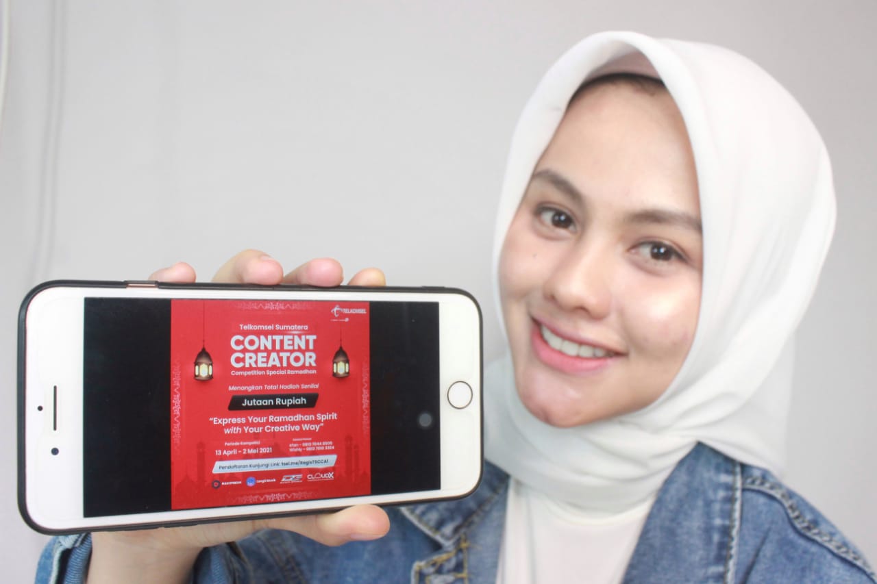 Dalam menyemarakan bulan suci Ramadhan tahun 2021, Telkomsel menghadirkan beragam video challenge untuk para pelanggan di Sumatera. Kegiatan ini merupakan bentuk apresiasi Telkomsel sekaligus mewadahi minat dan bakat para pelanggan dalam membuat konten vi