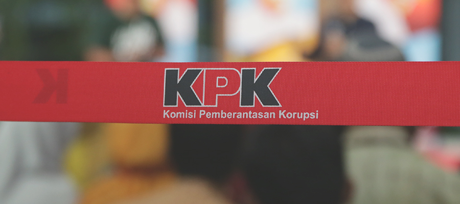 Garis pembatas Komisi Pemberantasan Korupsi (KPK). (Foto: Dok. KPK)