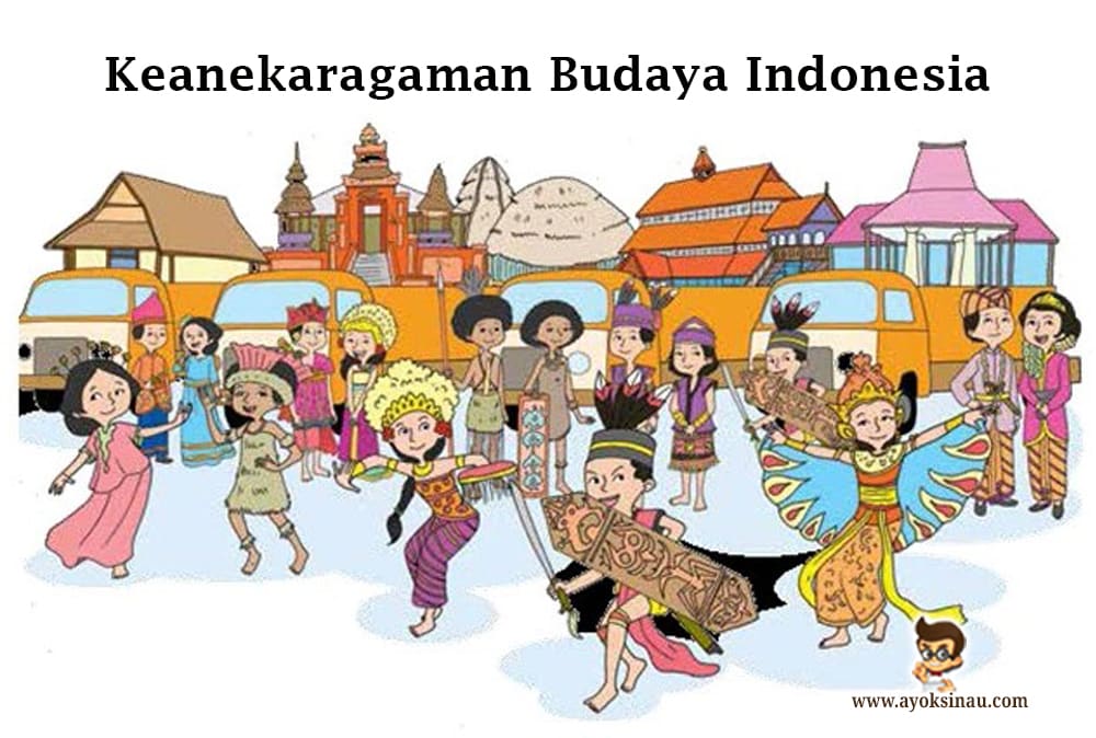 Ilustrasi kebudayaan di Indonesia (foto: ayoksinau.com)