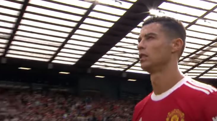Cristiano Ronaldo. (Foto: Dok. Tangkapan layar YouTube Manchester United)