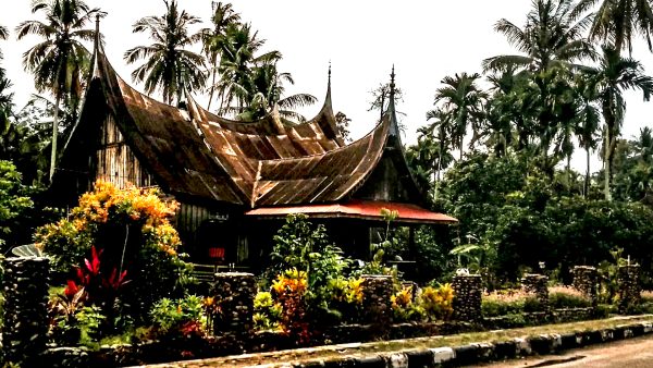 76 Rumah Gadang (Inggris: Big House) merupakan rumah adat Minangkabau yang berada di Perkampungan Adat Tradisional Sijunjung, Sumatera Barat. (foto: Ade Yuandha)