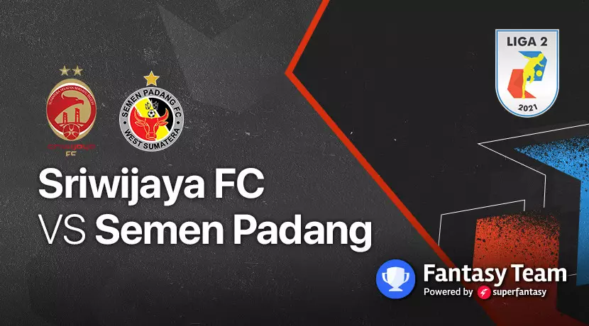 Flyer Sriwijaya FC vs Semen Padang FC dalam kompetisi Liga 2. (Foto: Dok. Vidio.com)