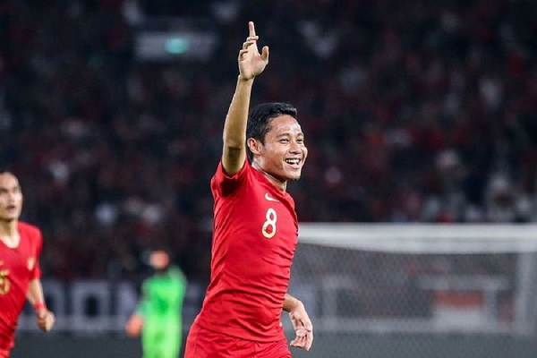 Evan Dimas Merayakan Gol (Foto: Net)