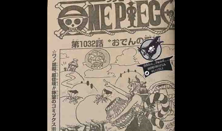 Baca One Piece Chapter 1032 Raw Scan Full Pic Bahasa Indonesia.