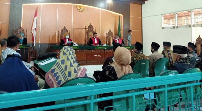 Pengadilan Negeri Bukittinggi menggelar sidang sengketa pemilihan Wali Nagari Panampuang, Kecamatan Ampek Angkek, Kabupaten Agam