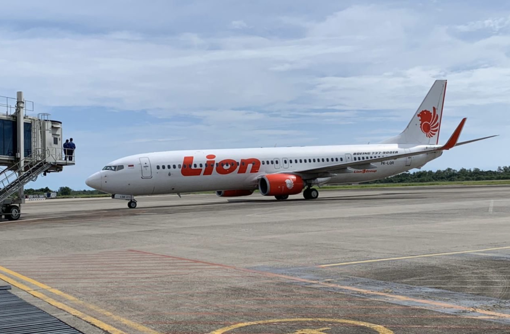 Ilustrasi: Pesawat Lion Air JT-145 yang kembali ke BIM karena mengalami kendala teknis