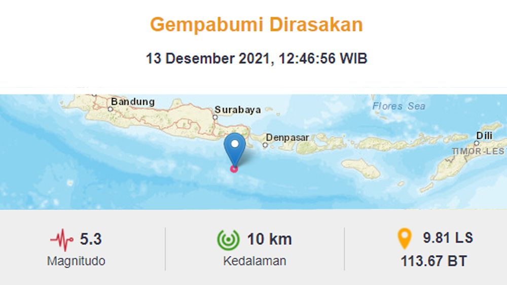 BMKG Bongkar Penyebab Gempa Terkini Jember Jawa Timur, Terasa Hingga Bali