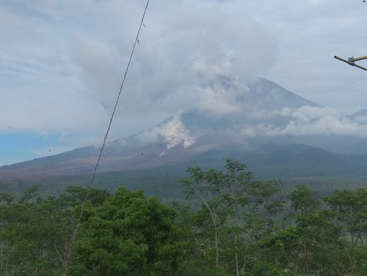 Erupsi Gunung Semeru. (Foto: Dok. BNPB)