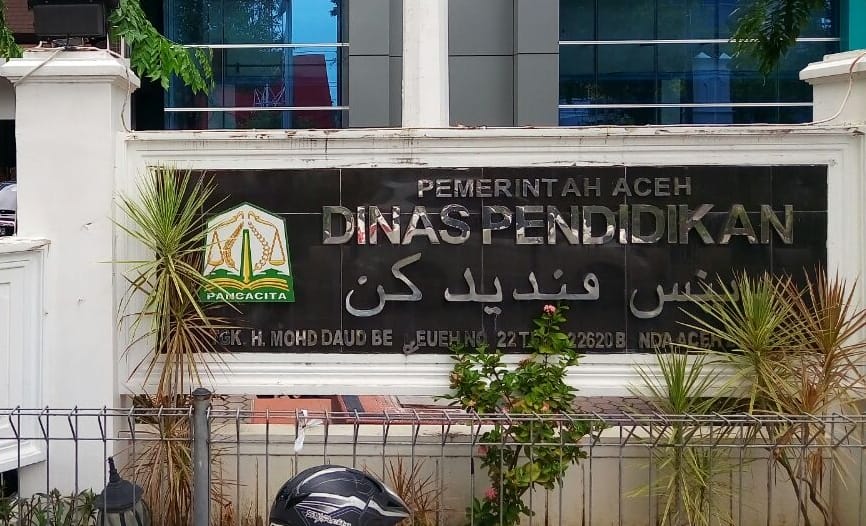 Dinas Pendidikan Provinsi Aceh (Gedung A) | (Fahzian Alvian/Halonusa)