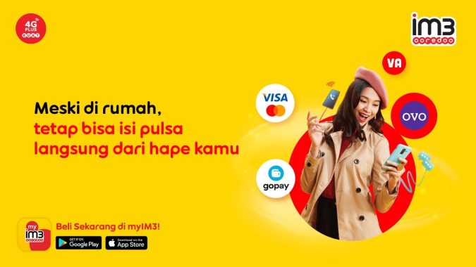Update Promo MyIM3 Februari 2022: Bayar Paka GoPay Dapatkan Cashback 50 Persen(Foto: MyIM3/Halonusa)