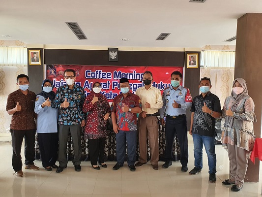 Koordinasi aparat penegak hukum di Rutan Anak Air Padang. (Foto: Dok. Istimewa)