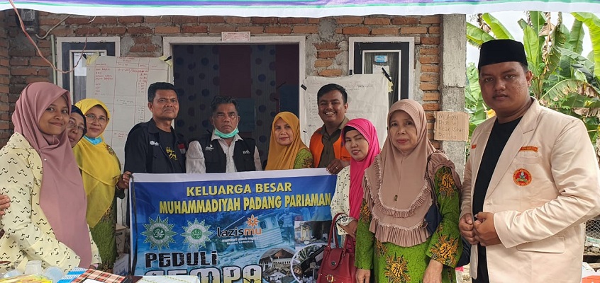 Bantuan korban gempa dari Muhammadiyah dan Aisyah Padang Pariaman. (Foto: Dok. Istimewa)