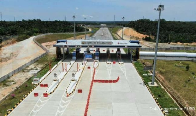 Gerbang Tol Pekanbaru-Bangkinang. (Foto: Dok. Kementerian PUPR) 