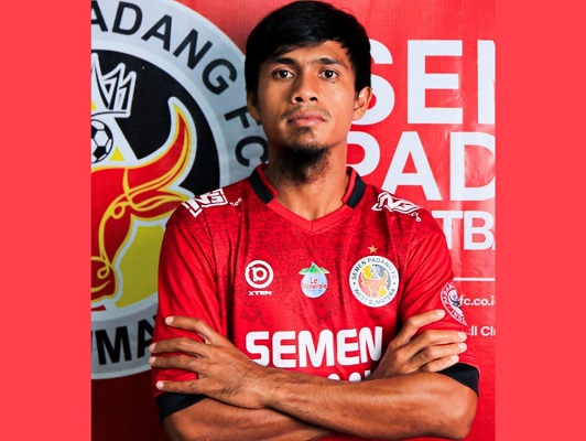 Pemain anyar Semen Padang FC, Wiganda Pradika. (Foto: Dok. Media Officer SPFC)