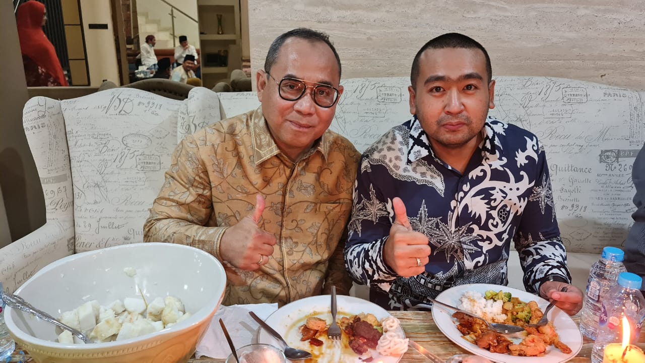 Rony Pahlawan bersama Wakil Gubernur Sumatera Barat saat bersua di Jakarta.